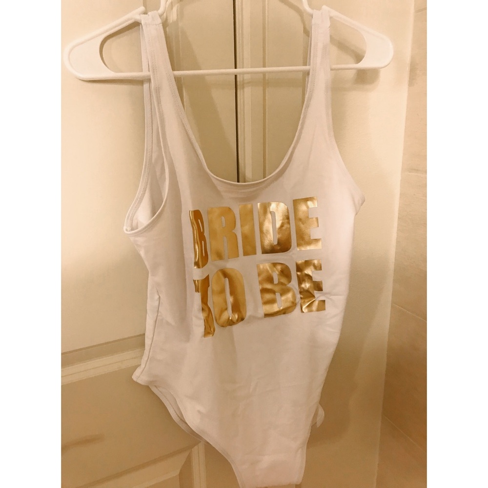 Brand new never worn bride to be bathing suit
